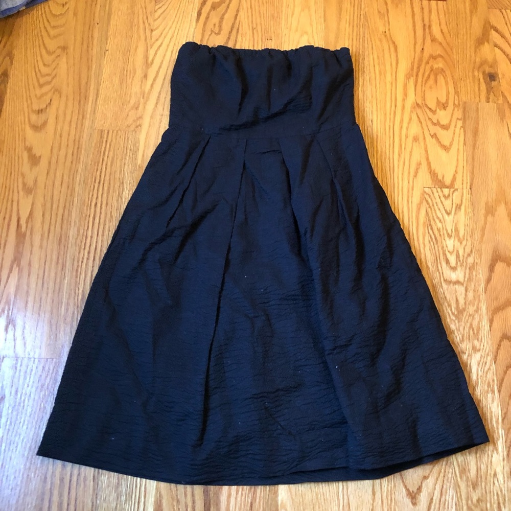 J. Crew Lorelei dress in black size 2